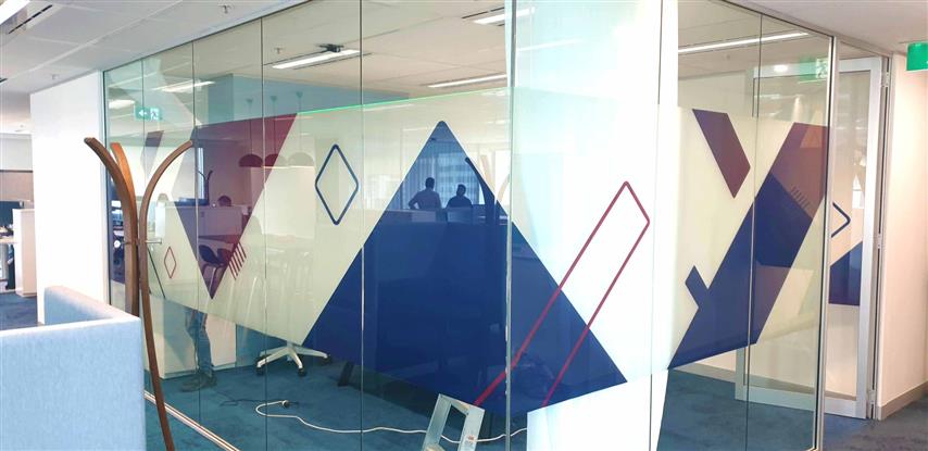 Custom Etched Glass Decals - Custom Frosted Glass Vinyl For Business